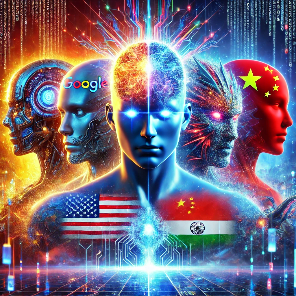 AGI war between OpenAI, Google, China, and India
