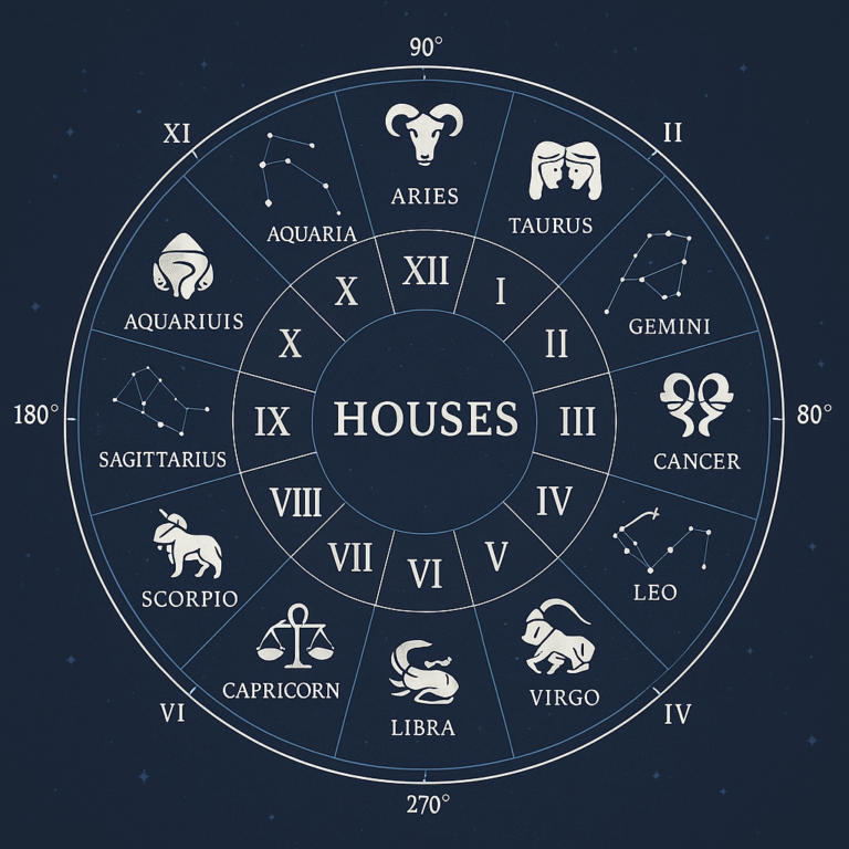 The 12 Houses in Vedic Astrology